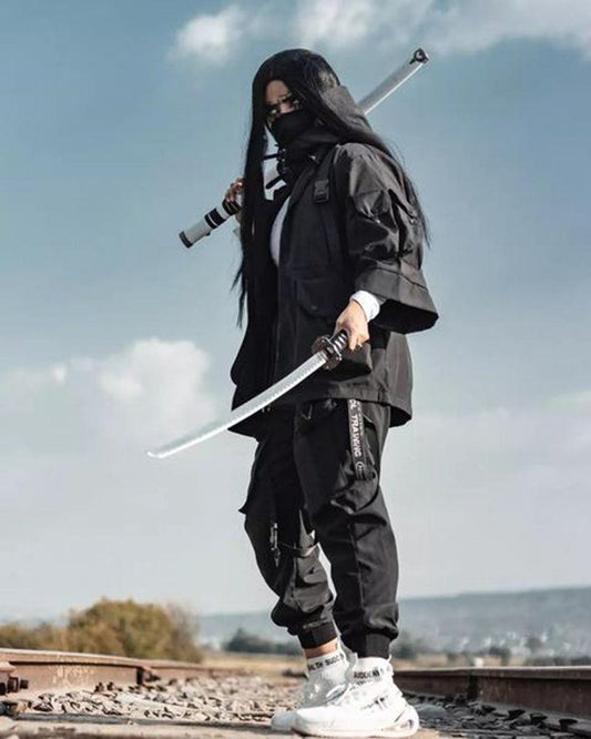 Trendy Hooded Short Sleeve Jacket