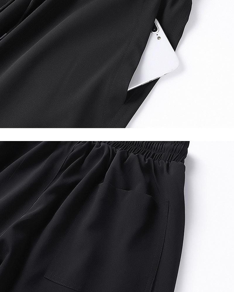 Elegant Silk Straight Leg Pants