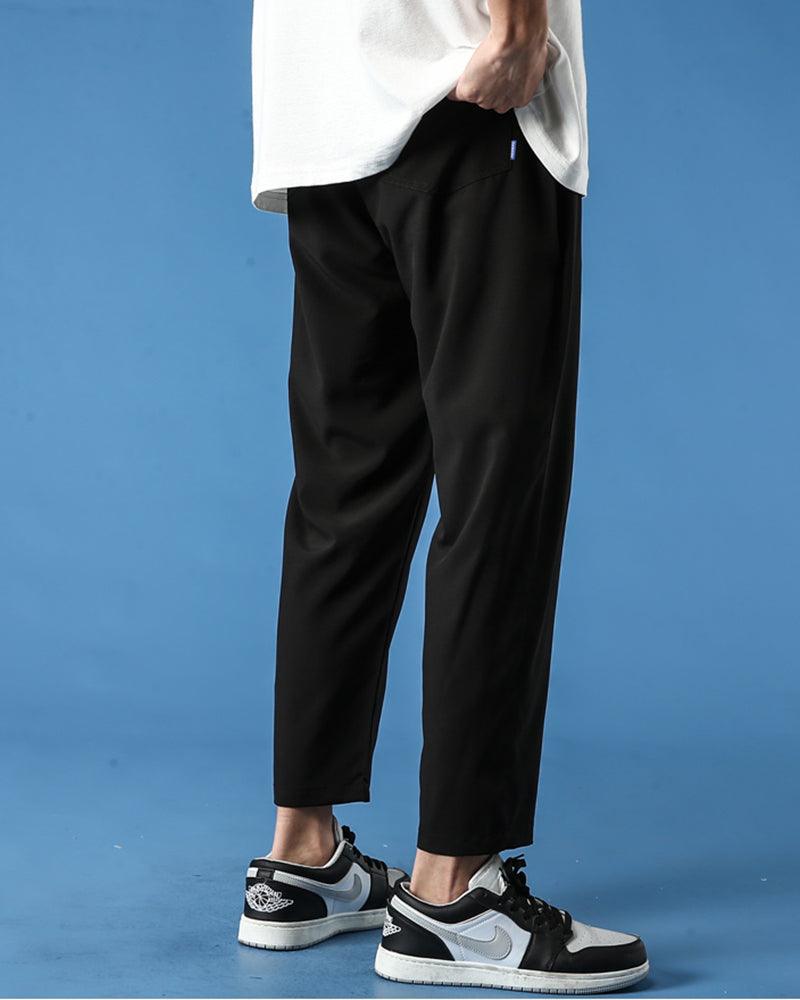 Elegant Silk Straight Leg Pants
