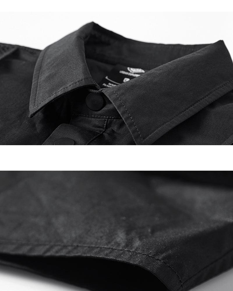 Chic Black Layered Top