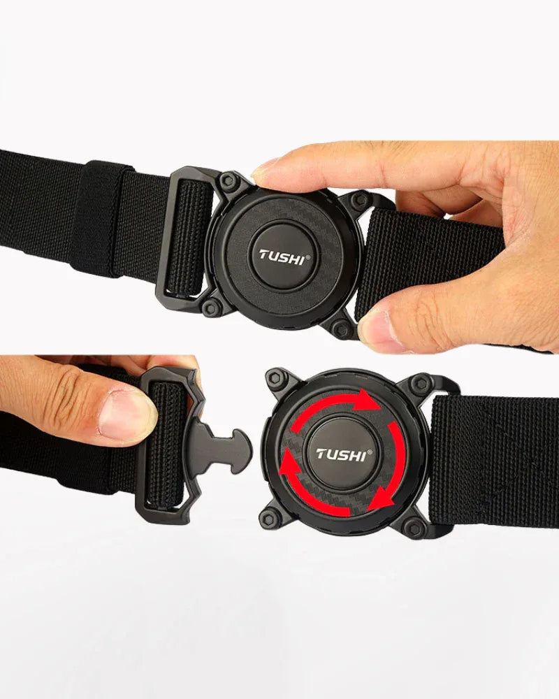 Quick-Draw Tactical Belt - quickdraw belt - Comfortable Tactical Belt with Quick-Draw Feature