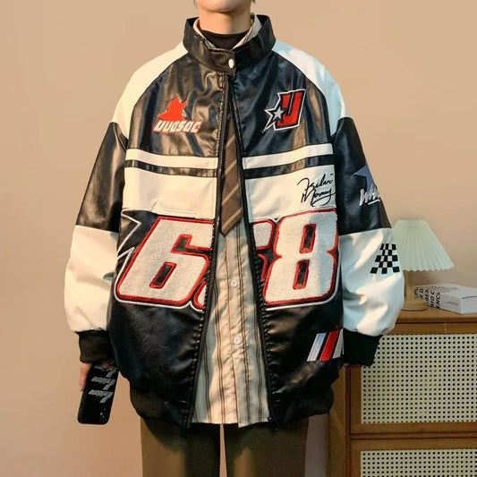 Racing jacket oversized - racing jacket - Oversized Racing Jacket for Athletes