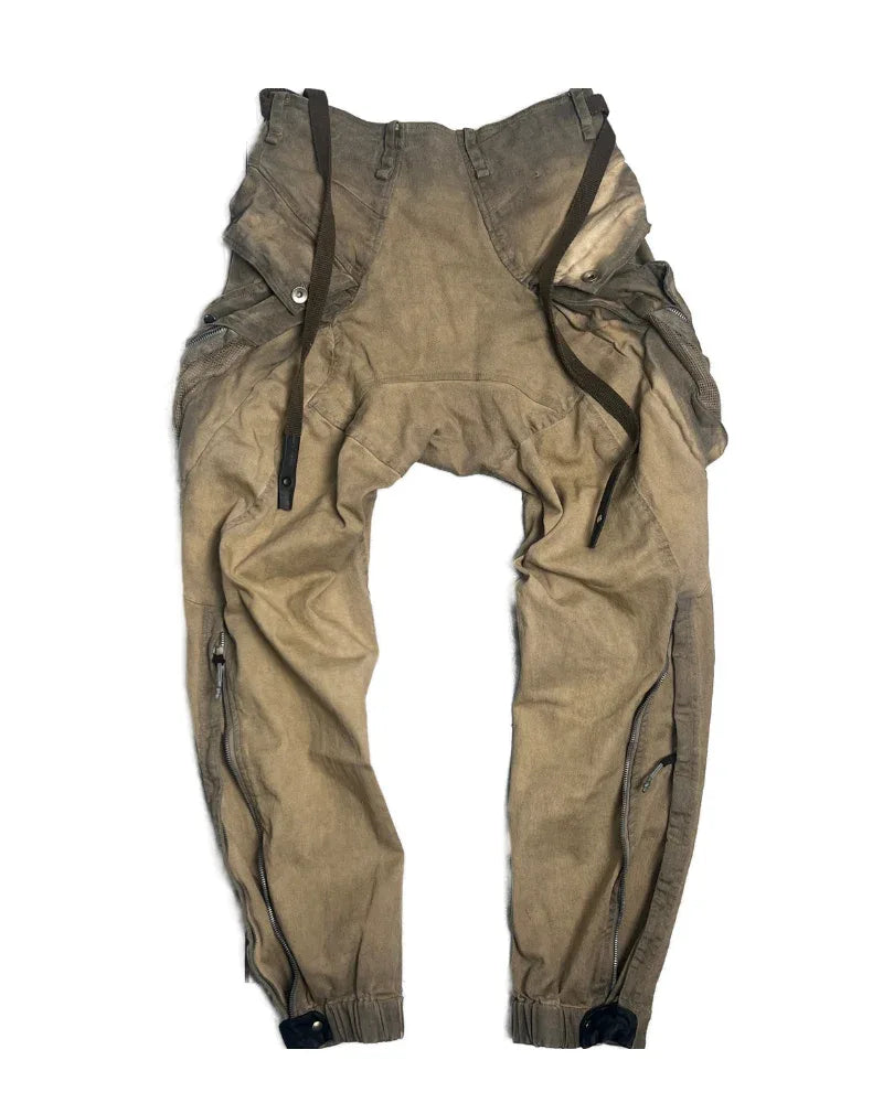 Rugged Multi-Pocket Everyday Trousers - techwear trousers - Rugged Multi-Pocket Everyday Trousers for Style