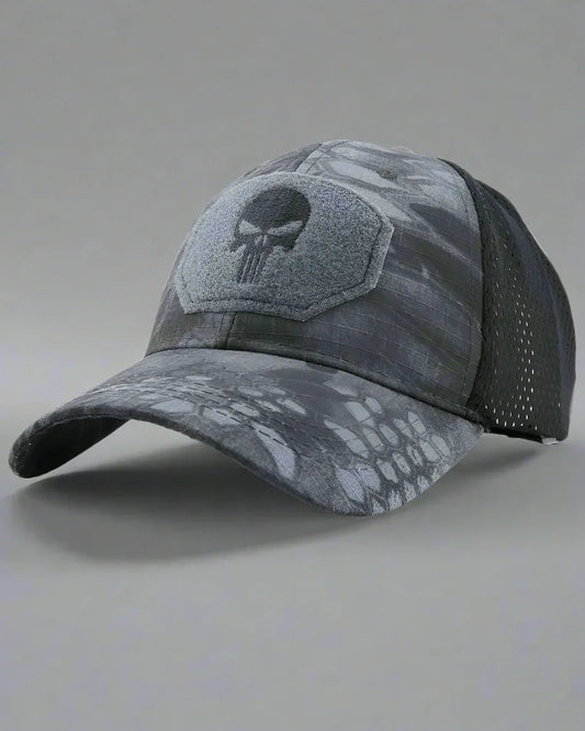 Skull Pattern Tactical Hat - tactical hat - Skull Pattern Tactical Hat for Outdoor Activities