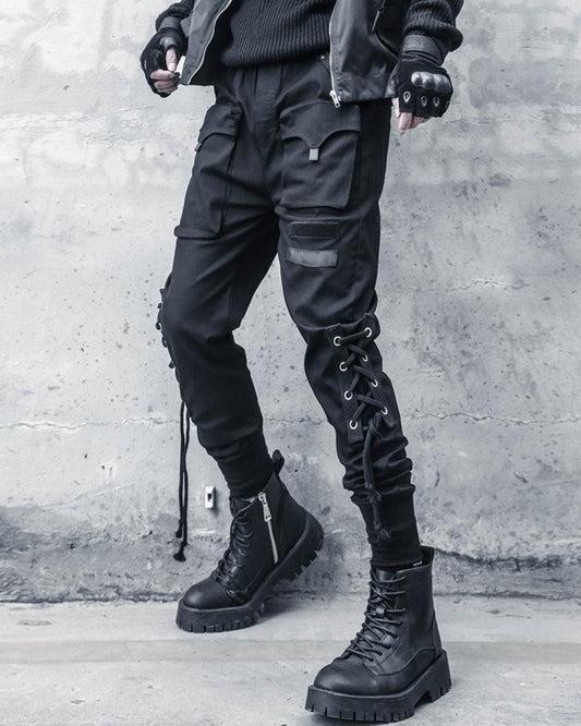 Sleek Slim Cargo Trousers - stylish cargo pants - Sleek Slim Cargo Trousers for Stylish Comfort