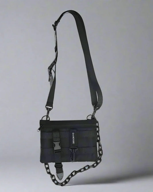 Sleek Urban Chest Pack - durable chest pack - Sleek Urban Chest Pack in Black Polyester