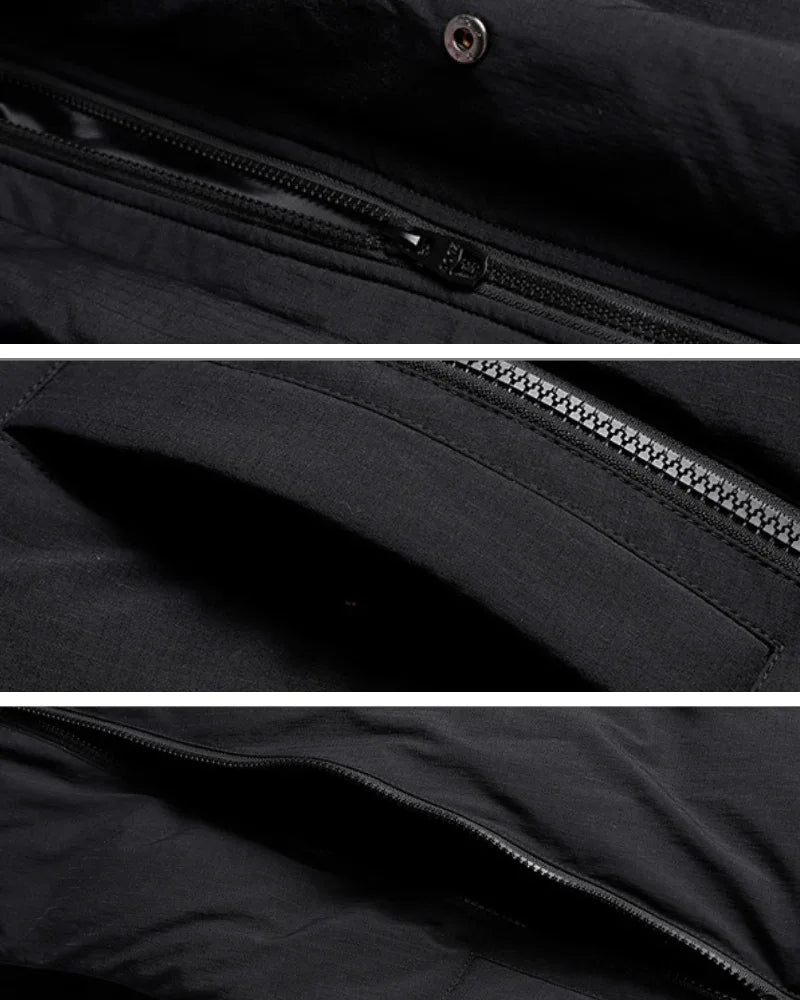 Snug Cotton Zipper Vest - durable cotton vest - Snug Cotton Zipper Vest for Winter Wear