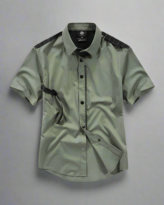 Urban Layered Tech Style Top