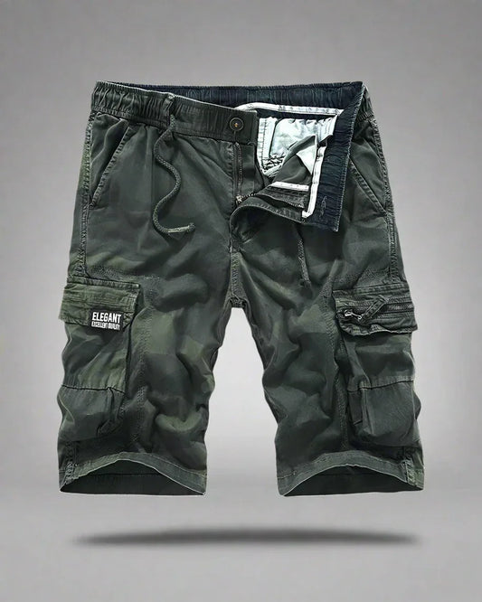 Stealthy Cargo Utility Shorts - stylish camo shorts - Stealthy Cargo Utility Shorts for Outdoor Fun