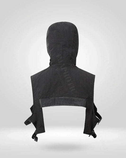 Stealthy Versatile Hooded Vest - hooded vest - Hooded Vest for All-Weather Versatility and Comfort
