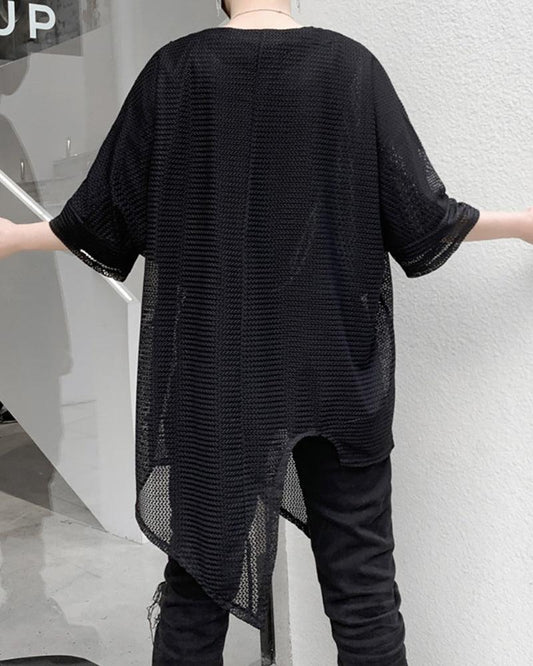 Stylish Bat Design T-Shirt - comfortable t-shirt for warm weather - Stylish Bat Design T-Shirt for Warm Weather Comfort