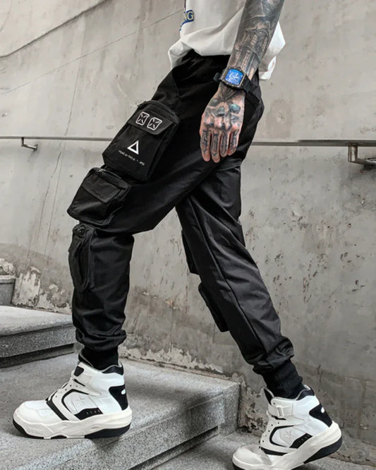 Stylish Black Cargo Trousers - versatile cargo pants - Stylish Black Cargo Trousers for Versatile Wear