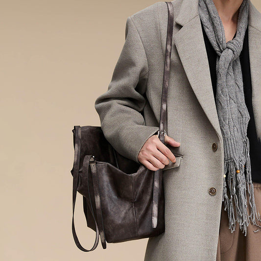 Stylish Double-Strap Shoulder Bag - shoulder bag - Stylish Double-Strap Shoulder Bag for Everyday Use