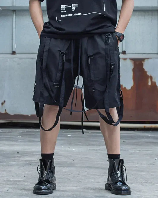 Stylish Everyday Cargo Shorts - techwear shorts - Stylish Cargo Shorts for Urban Adventures