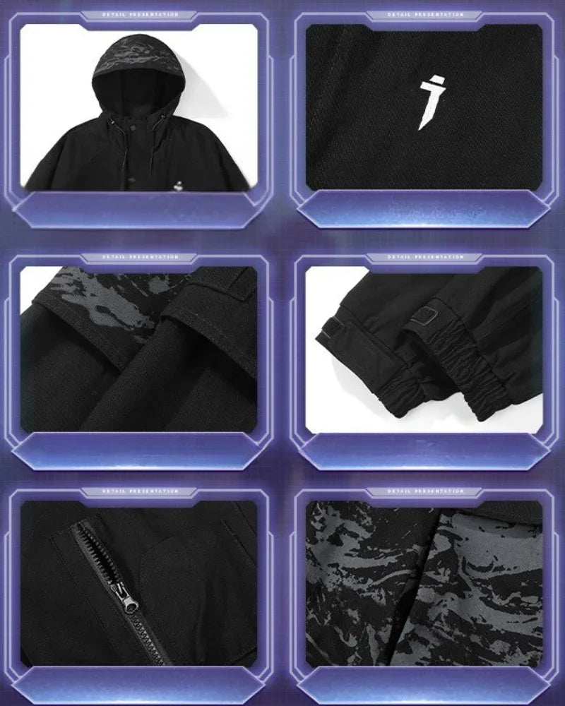 Stylish Graphic Pocket Hoodie - hoodie - Stylish Graphic Pocket Hoodie for Everyday Wear