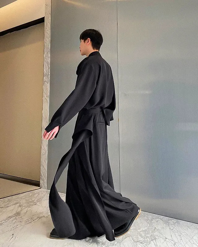 Stylish Hakama Pants for All - techwear - Chic Hakama Pants for Effortless Urban Style