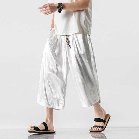 Stylish Modern Hakama Trousers - hakama pants - Modern Hakama Trousers for Stylish Comfort