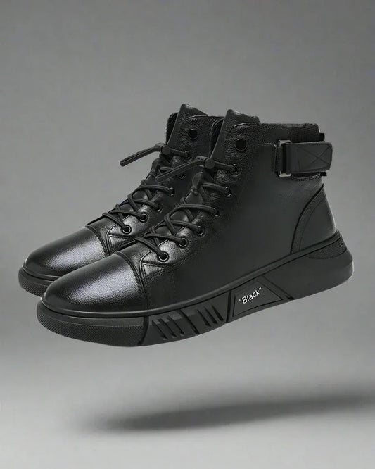 Stylish Waterproof Leather Sneakers - techwear-core - Stylish Waterproof Leather Sneakers for Summer