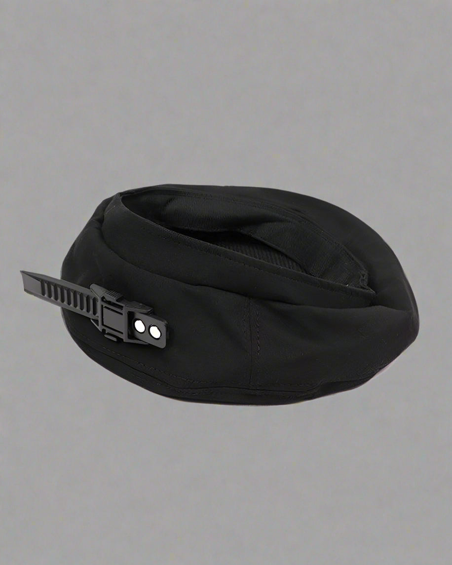 Neon Cyberpunk Beret Accessory