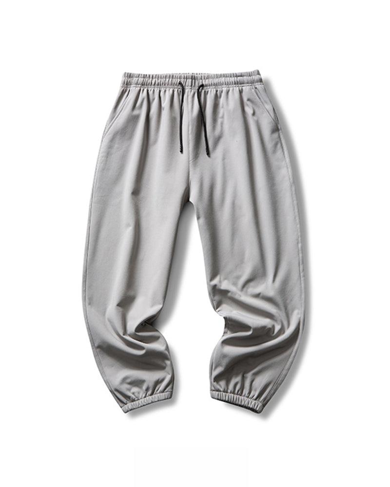 Sleek Silk Black Joggers