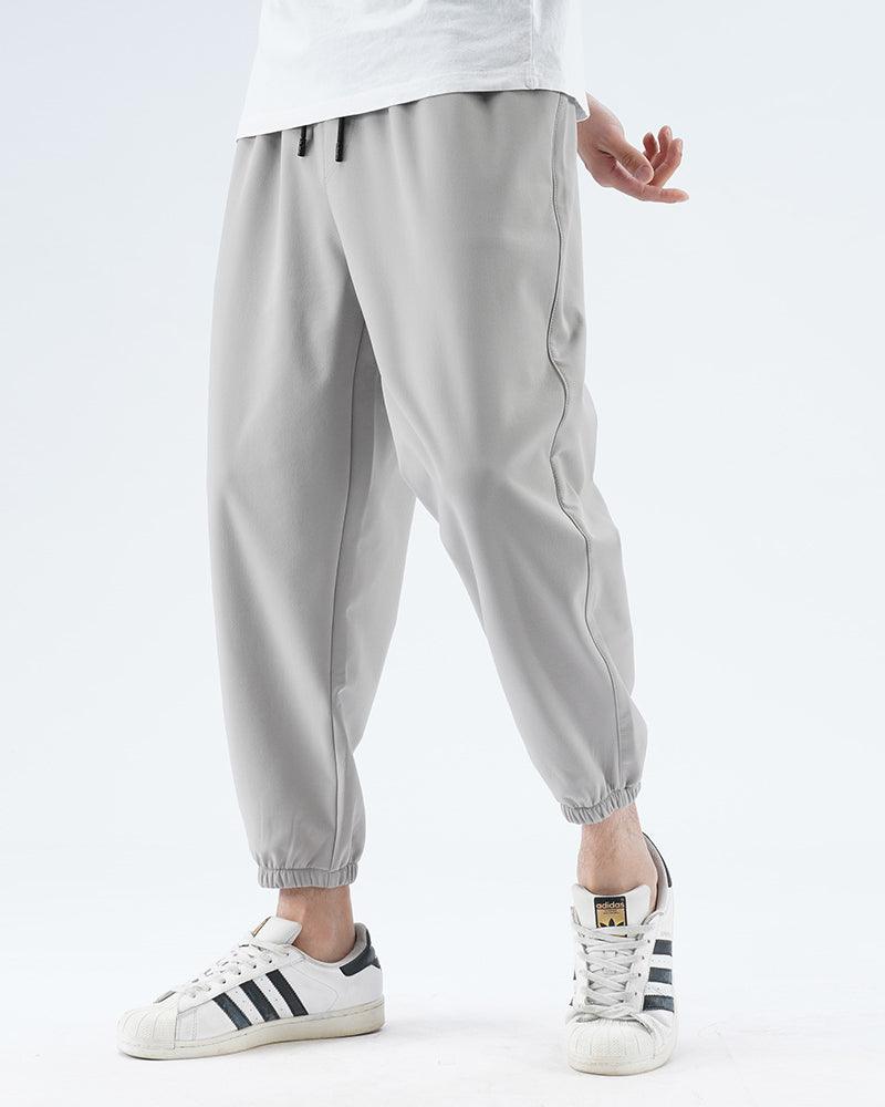 Sleek Silk Black Joggers