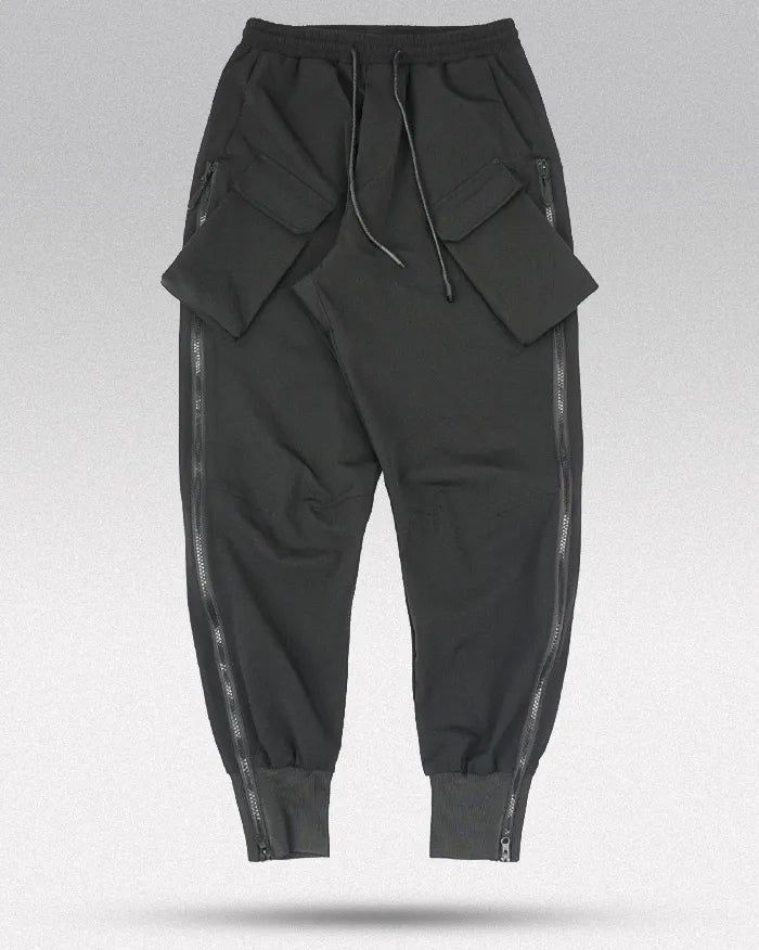 Side-Zipper Techwear Cargo Pants