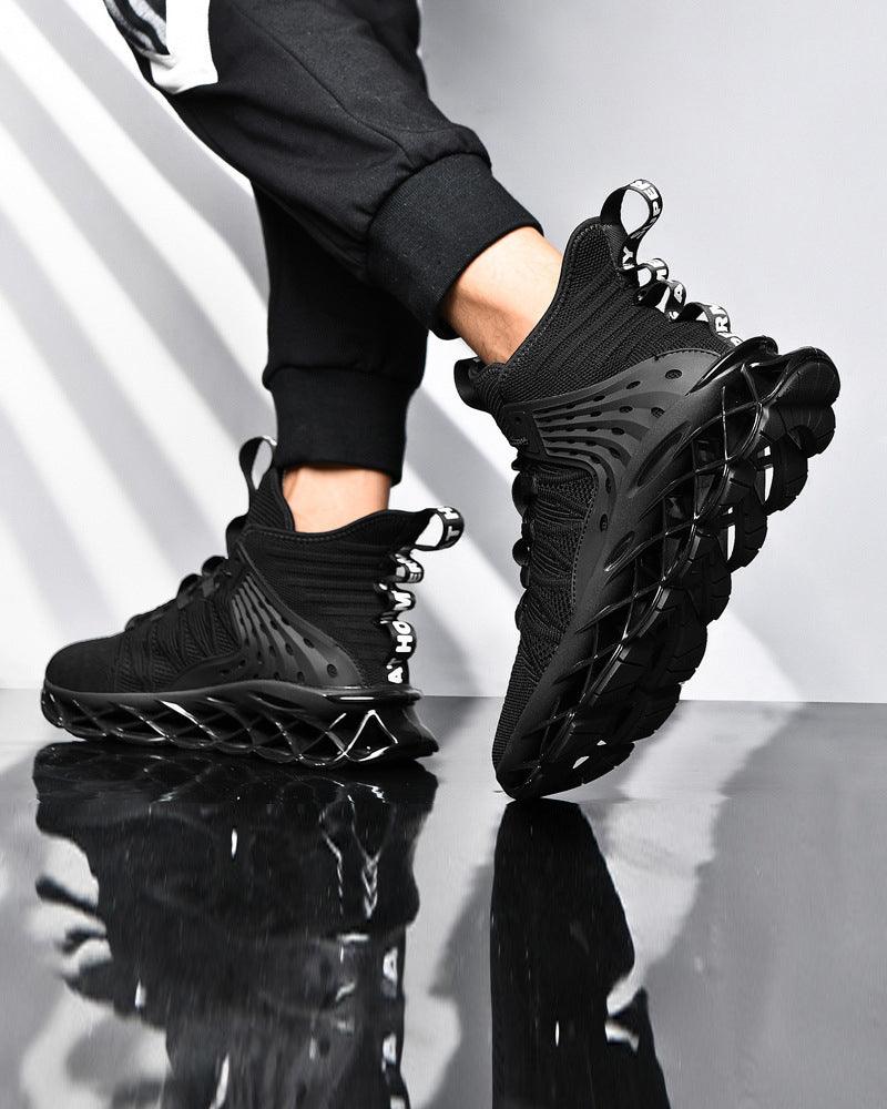 Stylish High-Top Flyweave Sneakers