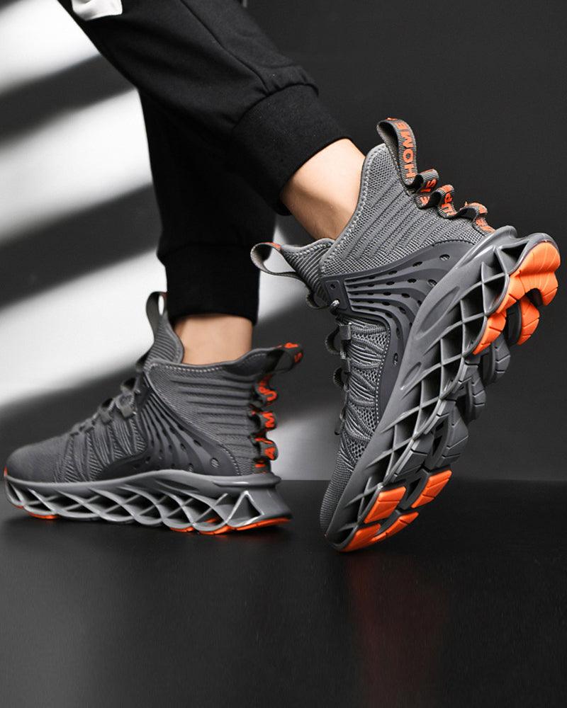 Stylish High-Top Flyweave Sneakers