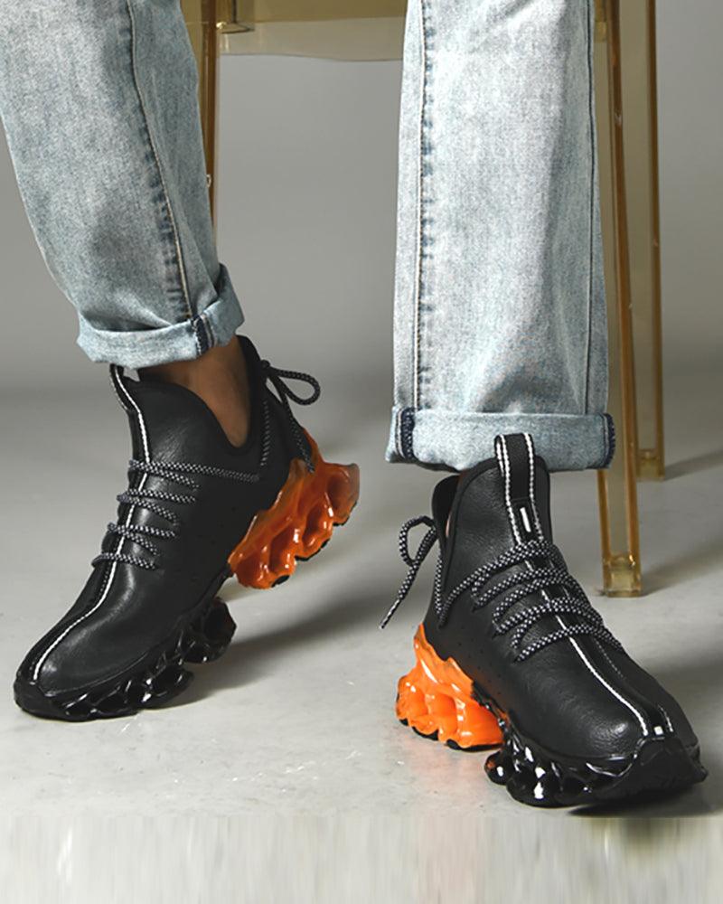 Chic Microfiber City Sneakers