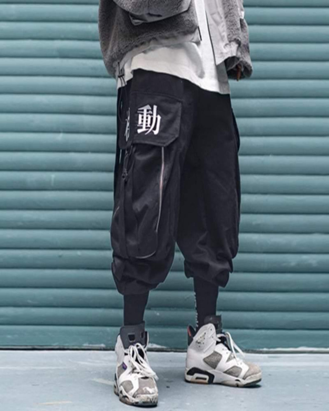 Covert Black Cargo Pants