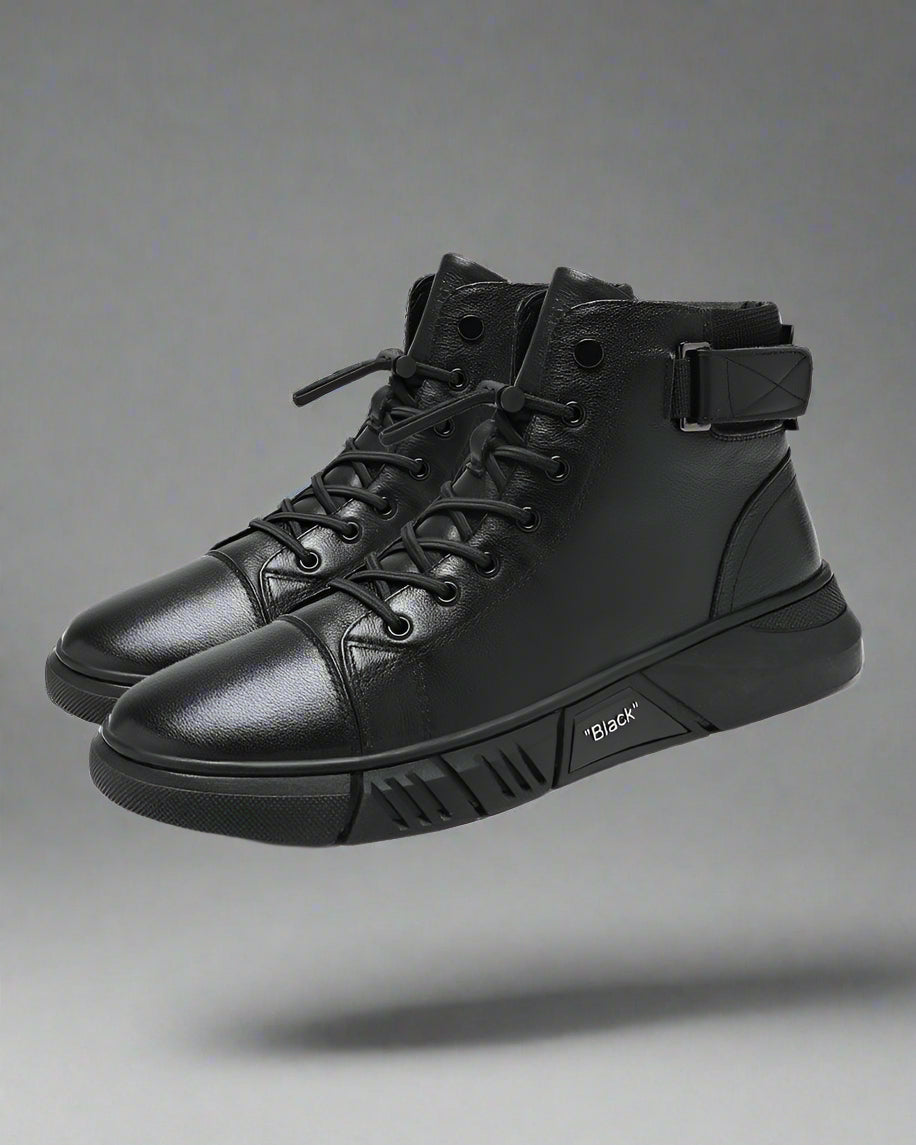 Stylish Waterproof Leather Sneakers