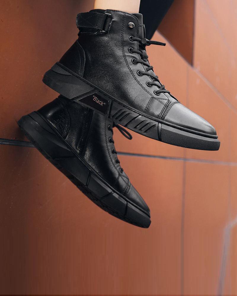 Stylish Waterproof Leather Sneakers