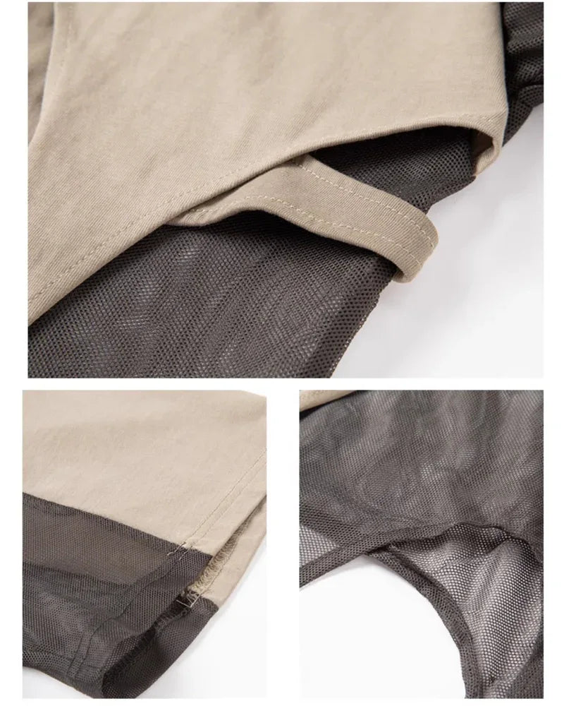 Trendy Hollow Stitch Top - irregular stitching top - Hollow Stitched Urban Style T-Shirt for Casual Wear