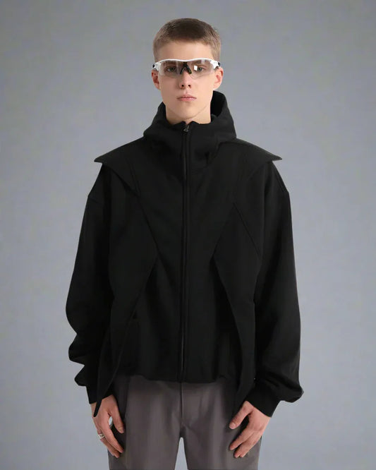 Ultimate Stylish Zip Hoodie - zip hoodie - Stylish Double Zip Hoodie for Active Lifestyles