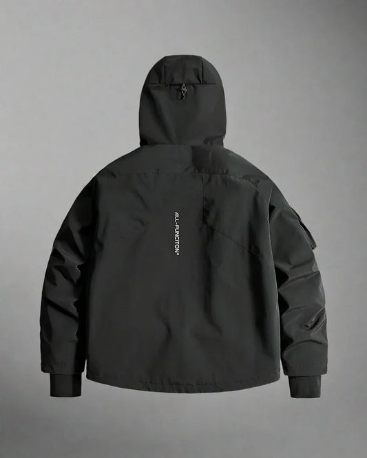 Ultimate Utility Hooded Jacket - hooded jacket - Comfortable Techwear Hooded Jacket for Versatility