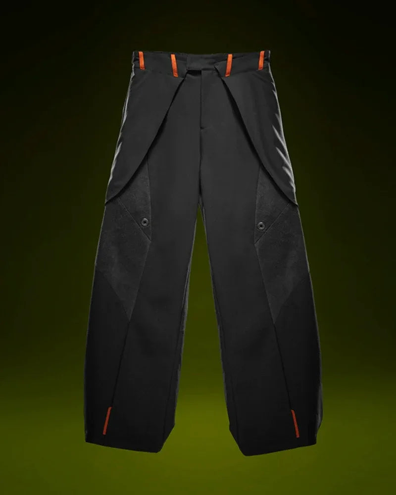Unisex Invisible Cyberpunk Trousers - techwear style - Comfortable Cyberpunk-Inspired Loose Pants
