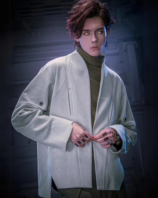Urban Suede Cyberpunk Jacket - techwear style - Stylish Urban Suede Cyberpunk Jacket for All Occasions