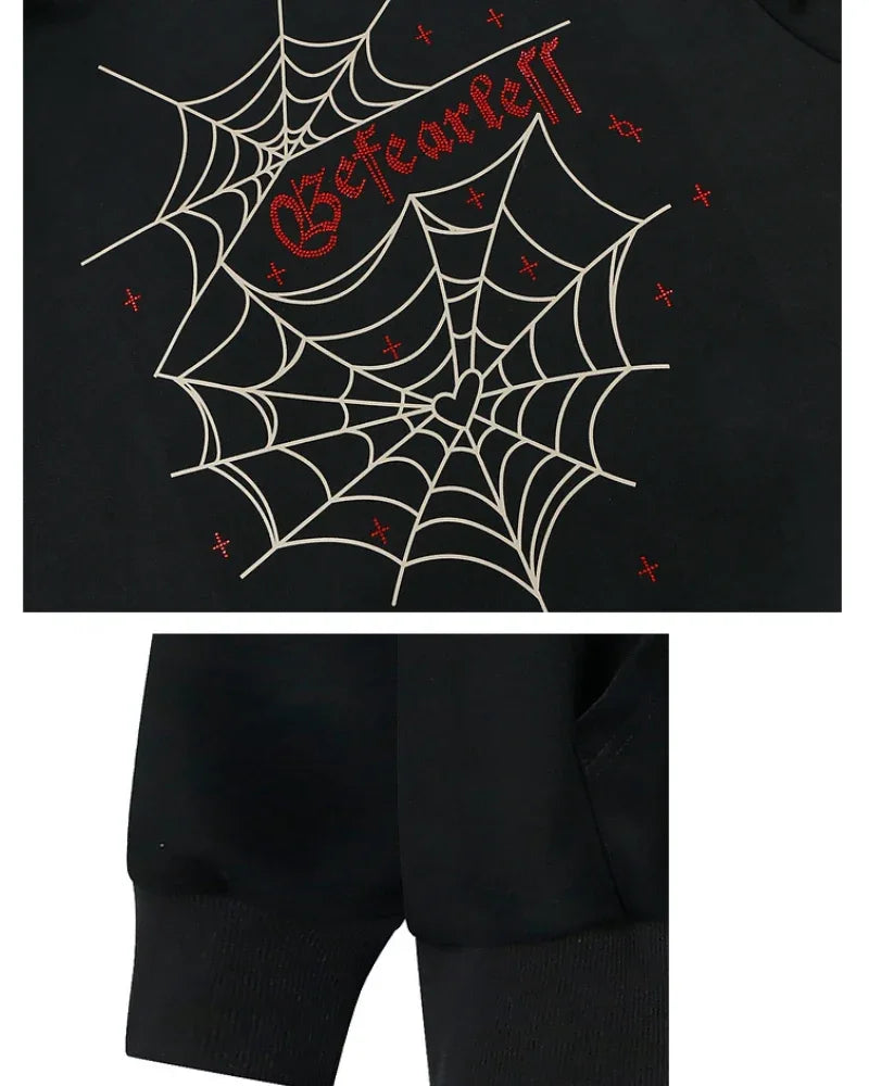 Urban Web Graphic Hoodie - graphic hoodie - Urban Web Graphic Hoodie for Stylish Comfort
