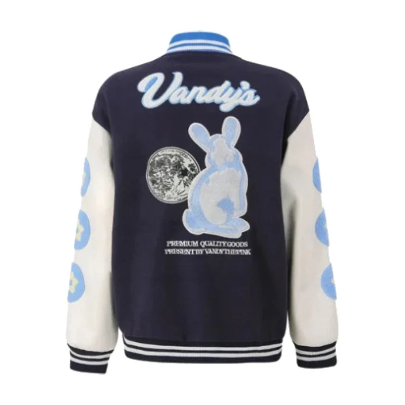 Varsity Jacket Navy - streetwear - Stylish Navy Varsity Jacket for Modern Streetwear