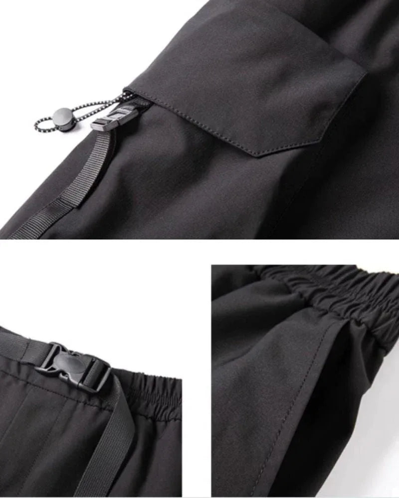 Versatile Pocket Cargo Shorts - cargo shorts - Comfortable Techwear Cargo Shorts for Daily Use