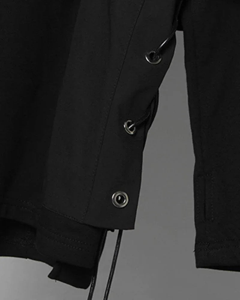 Versatile Zip-Tech Polo - adjustable sleeve polo - Stylish Zip-Tech Polo Shirt for Urban Wear