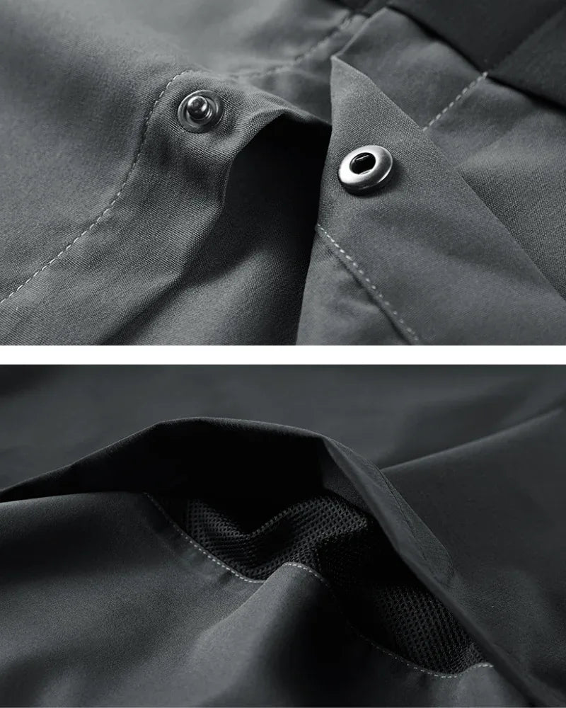 Vibrant Color-Block Utility Shirt - comfortable shirt - Color-Block Utility Shirt for Modern Style