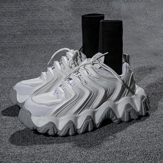 Visionary Elevated Sneakers - unique lacing system - Comfortable Visionary Elevated Sneakers for All-Day Wear