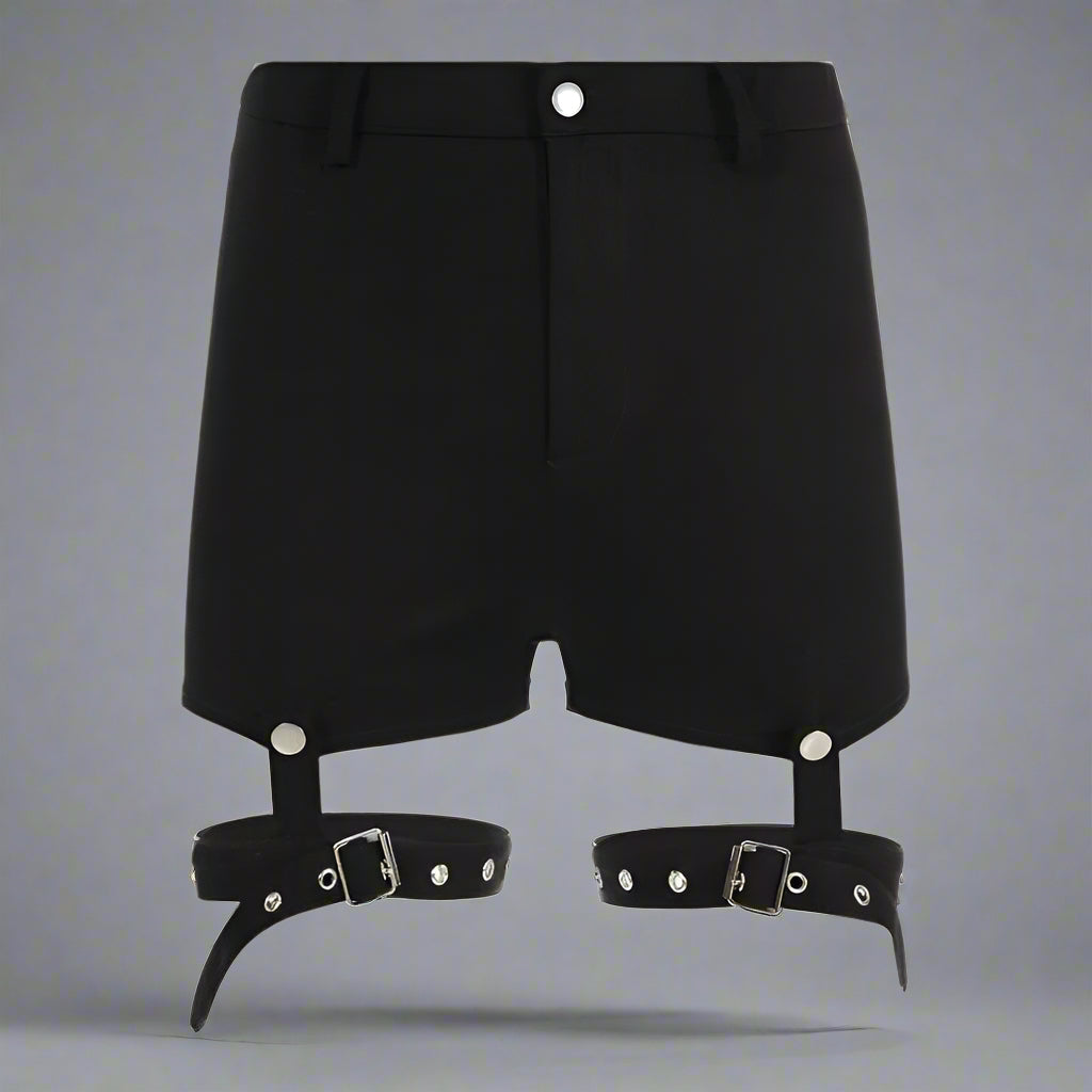 Edgy Ring Detail Shorts
