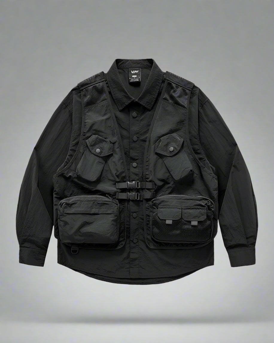 Functional Layered Pocket Shirt