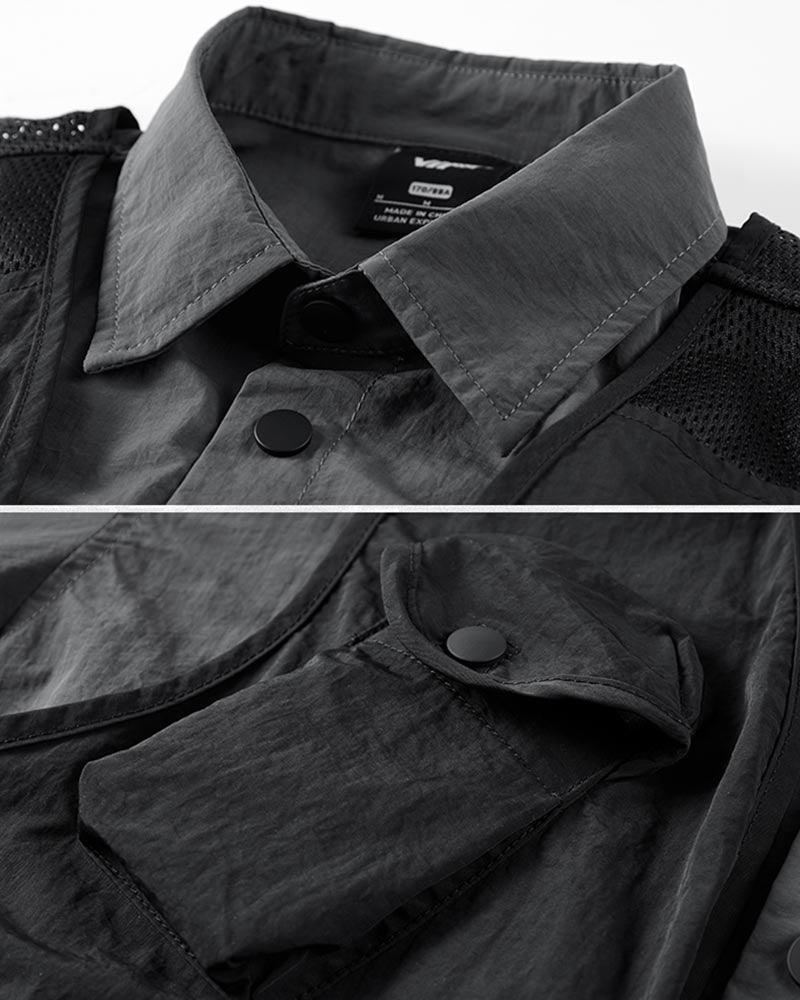 Functional Layered Pocket Shirt