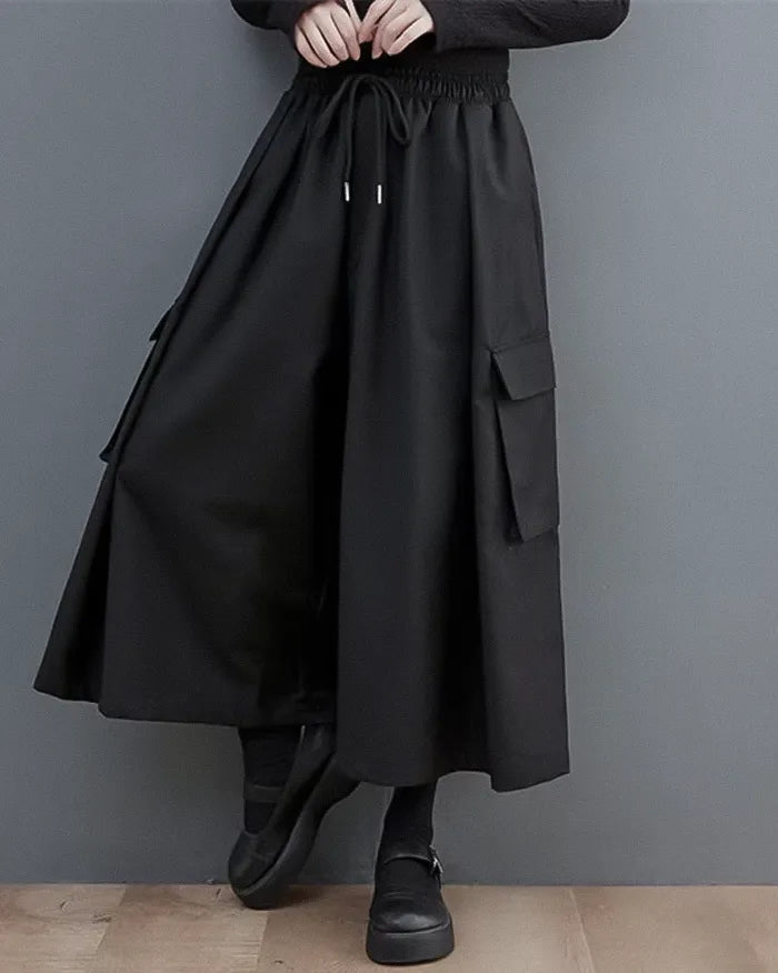 Chic Wide Leg Cargo Pants