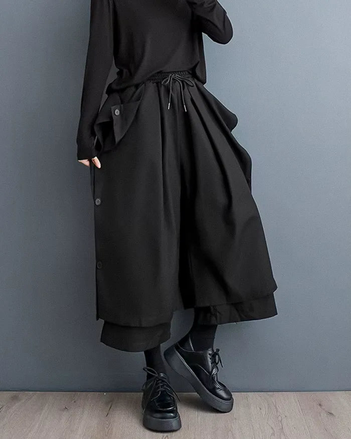 High-Waisted Wide Leg Pants