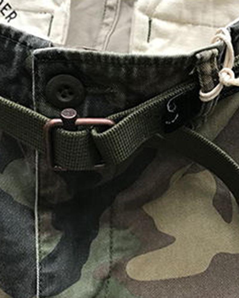 City-Ready Camo Cargo Shorts