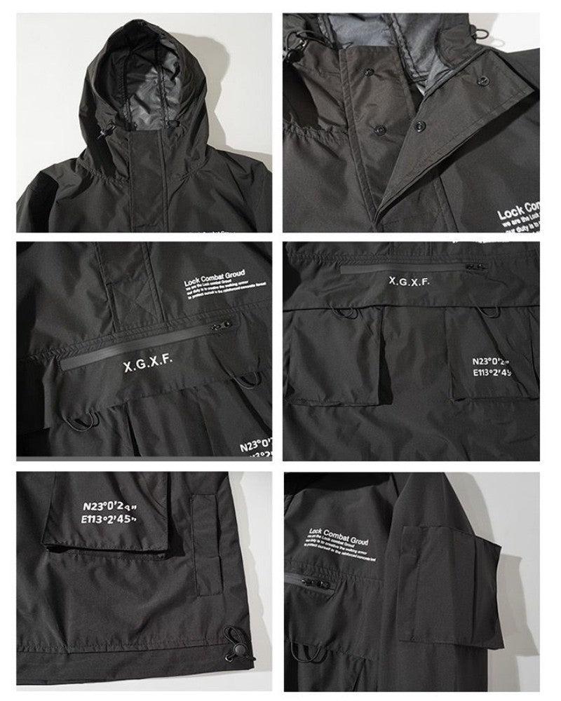 Versatile Hooded Jacket with Pockets